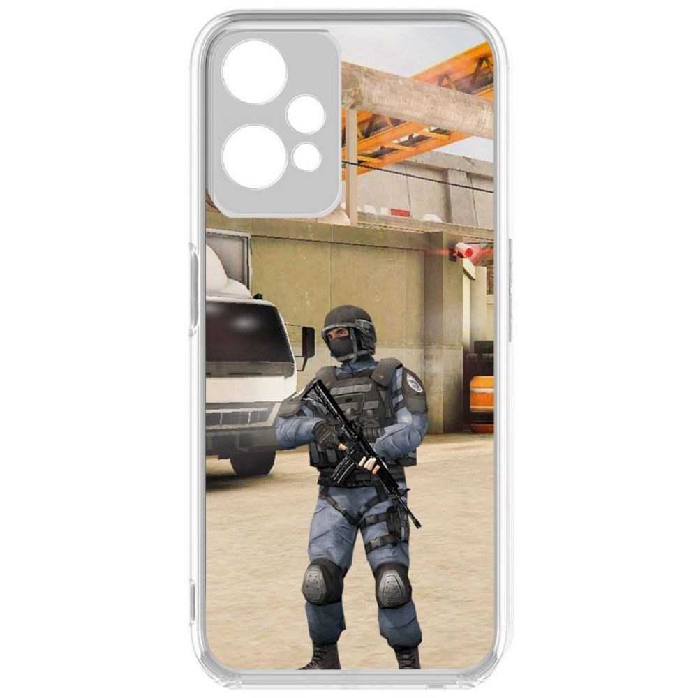 

Чехол-накладка Krutoff Standoff 2 - GIGN для OnePlus Nord CE 2 Lite, Прозрачный