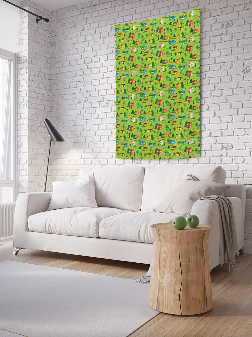 

Вертикальное фотопанно на стену JoyArty Дороги к дому 150x200 см, Дороги к дому