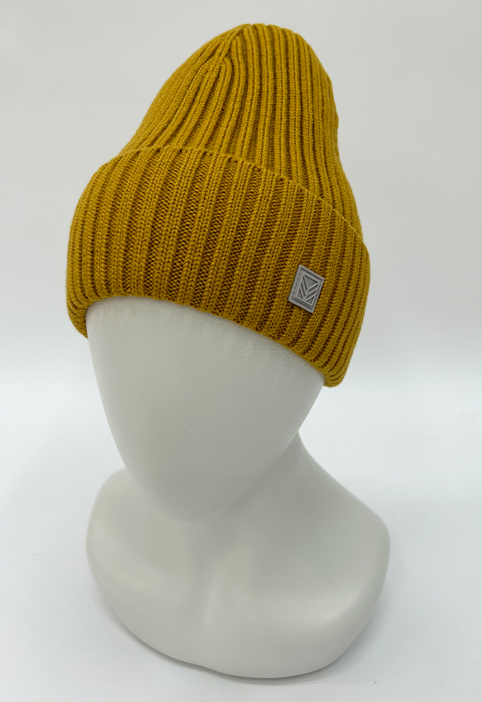 

Шапка бини мужская Marhatter MMH12780 горчичная, р.57-59, Желтый, MMH12780