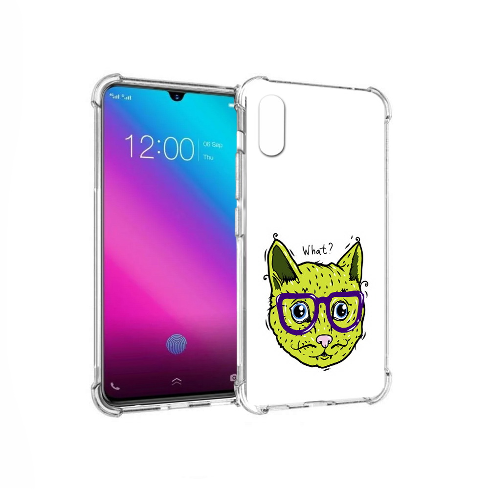 

Чехол MyPads Tocco для Vivo V11 Зеленый кот (PT117900.427.86), Прозрачный, Tocco