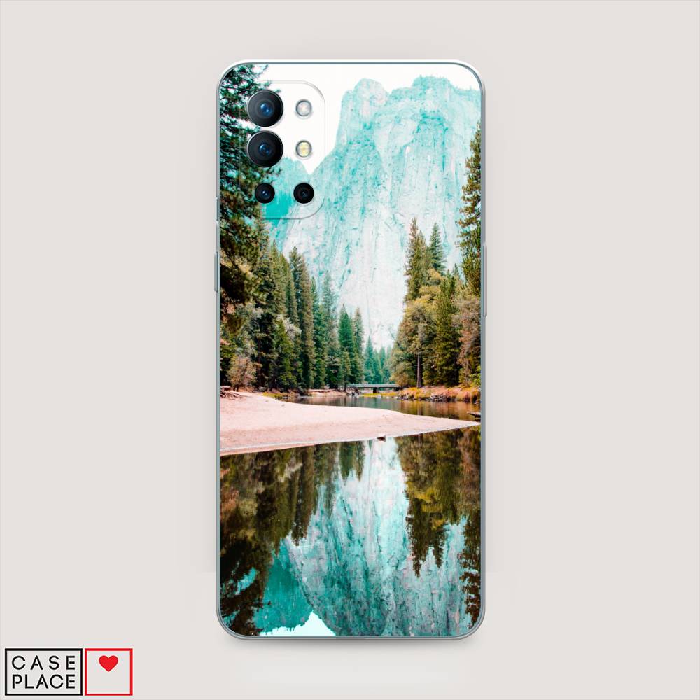

Чехол Awog на OnePlus 9R / ВанПлас 9R "Горы 11", Зеленый;голубой, 151650-4