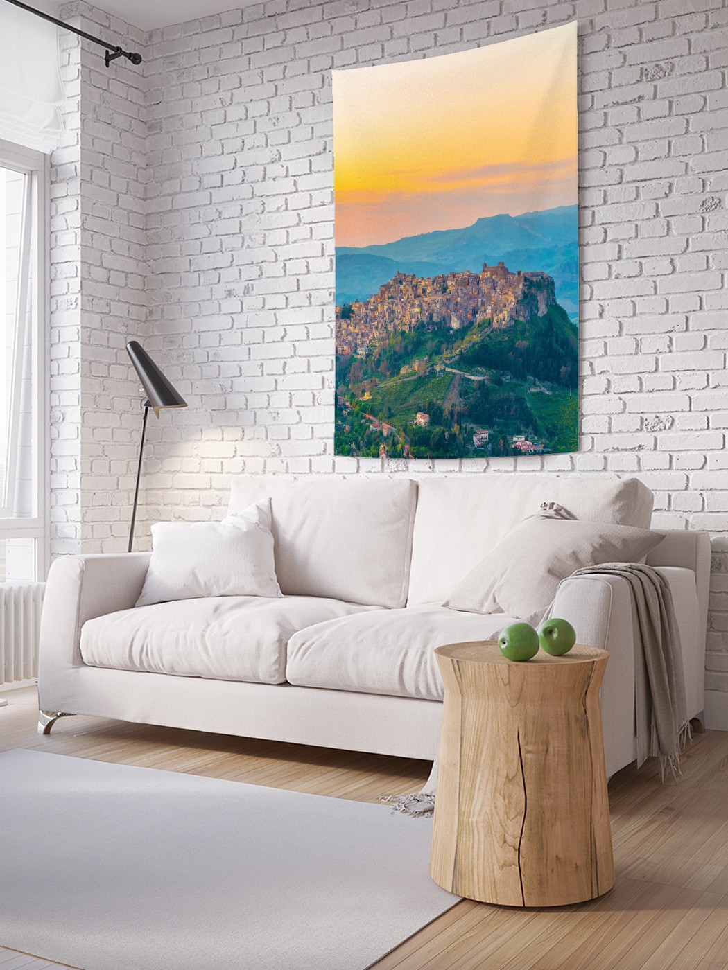 

Вертикальное фотопанно на стену JoyArty Итальянский город на закате 150x200 см, Итальянский город на закате