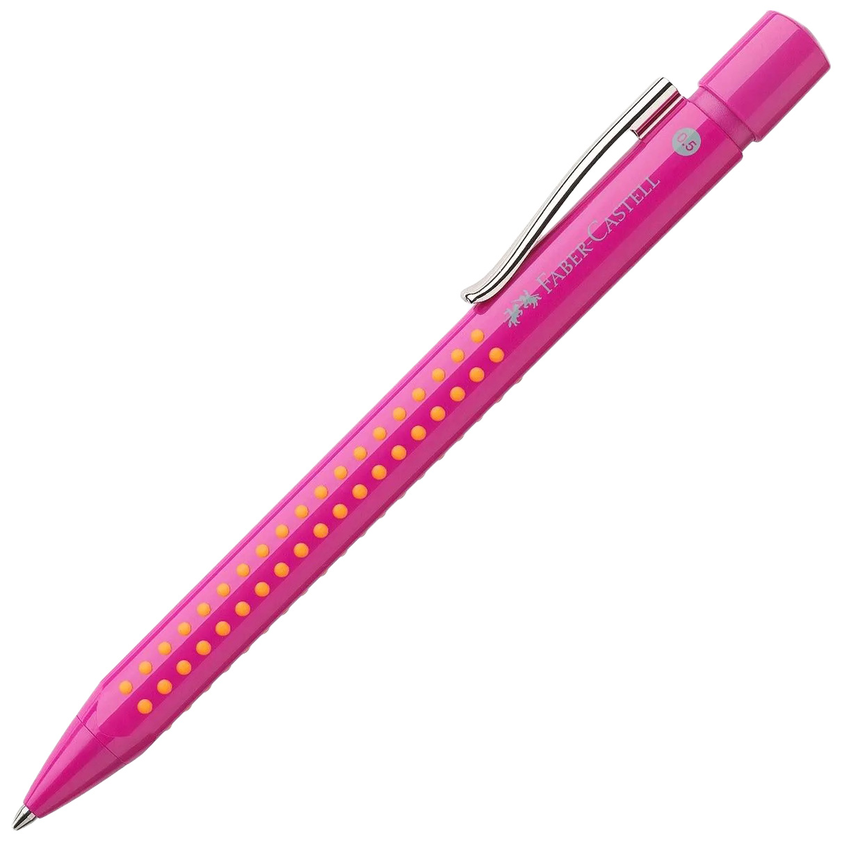 

Карандаш механический Faber-Castell GRIP 2010 0,5 мм розовый корпус, с ластиком