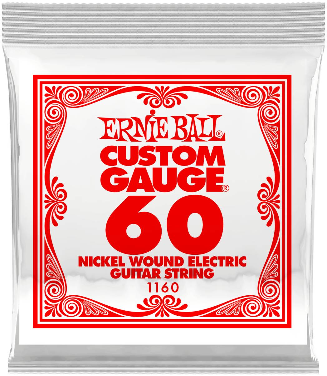 ERNIE BALL 1160 Nickel Wound .060 - Струна одиночная для электрогитары