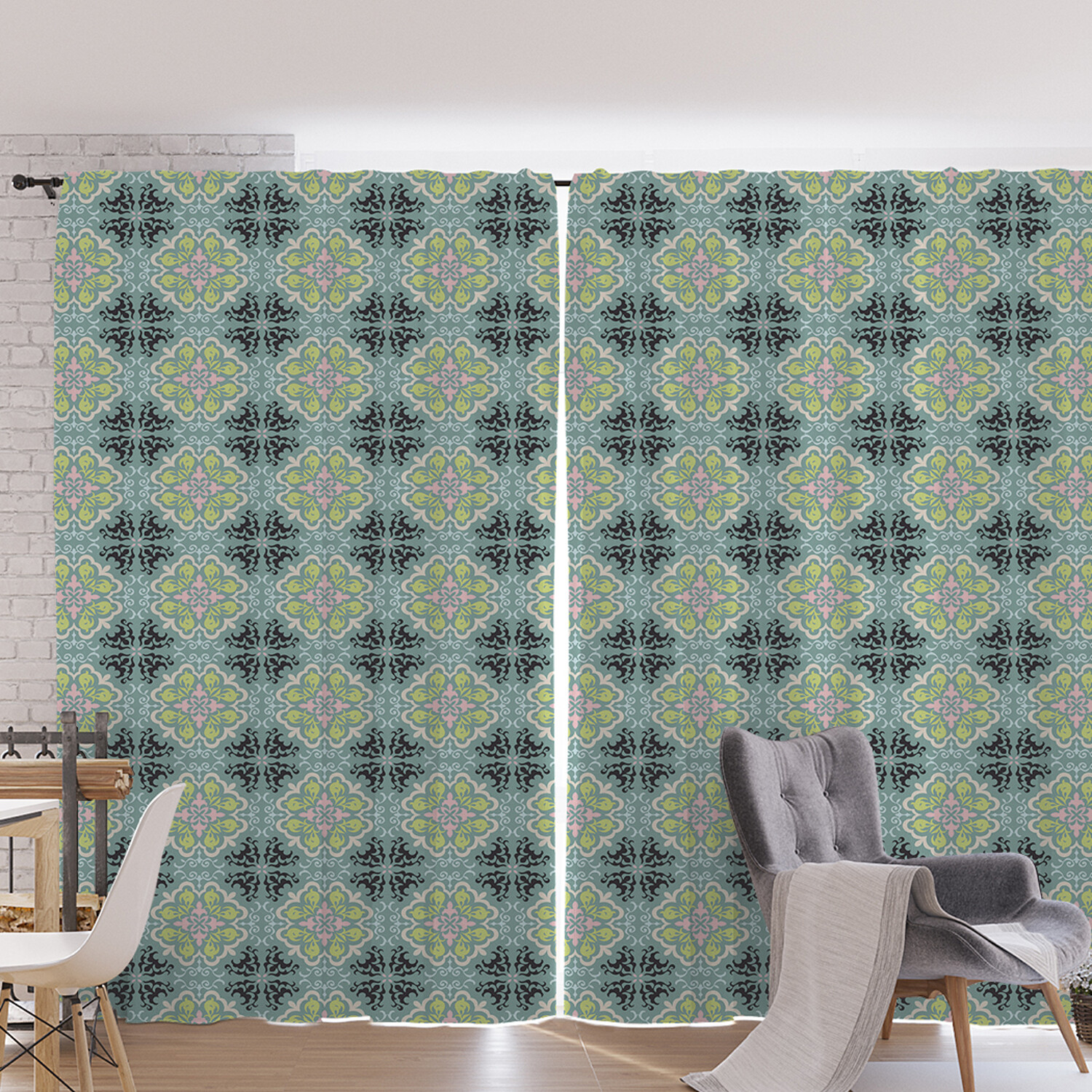 

Шторы под лён JoyArty "Средиземноморское вдохновение", серия Oxford DeLux, 340х265 см, Средиземноморское вдохновение