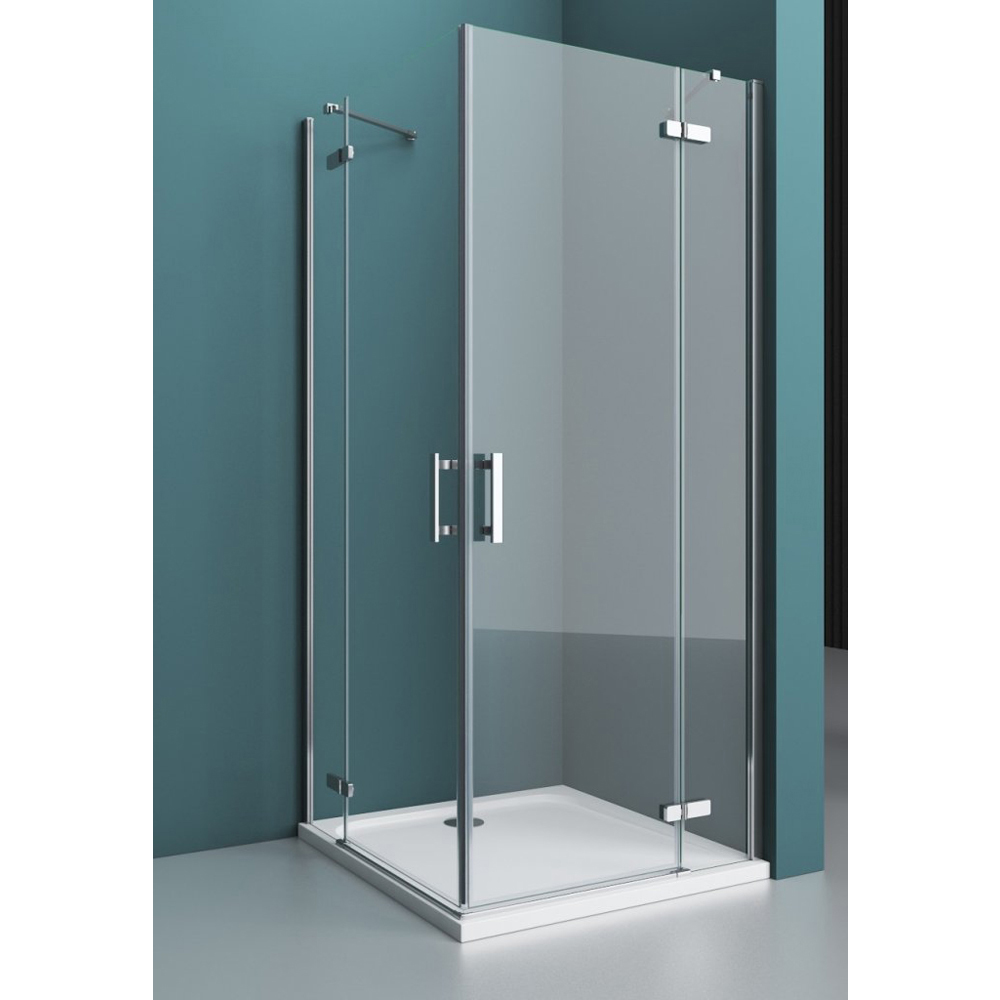 фото Душевой уголок belbagno kraft ah-22-90/80-c-cr r kraft-ah-22-90/80-c-cr-r