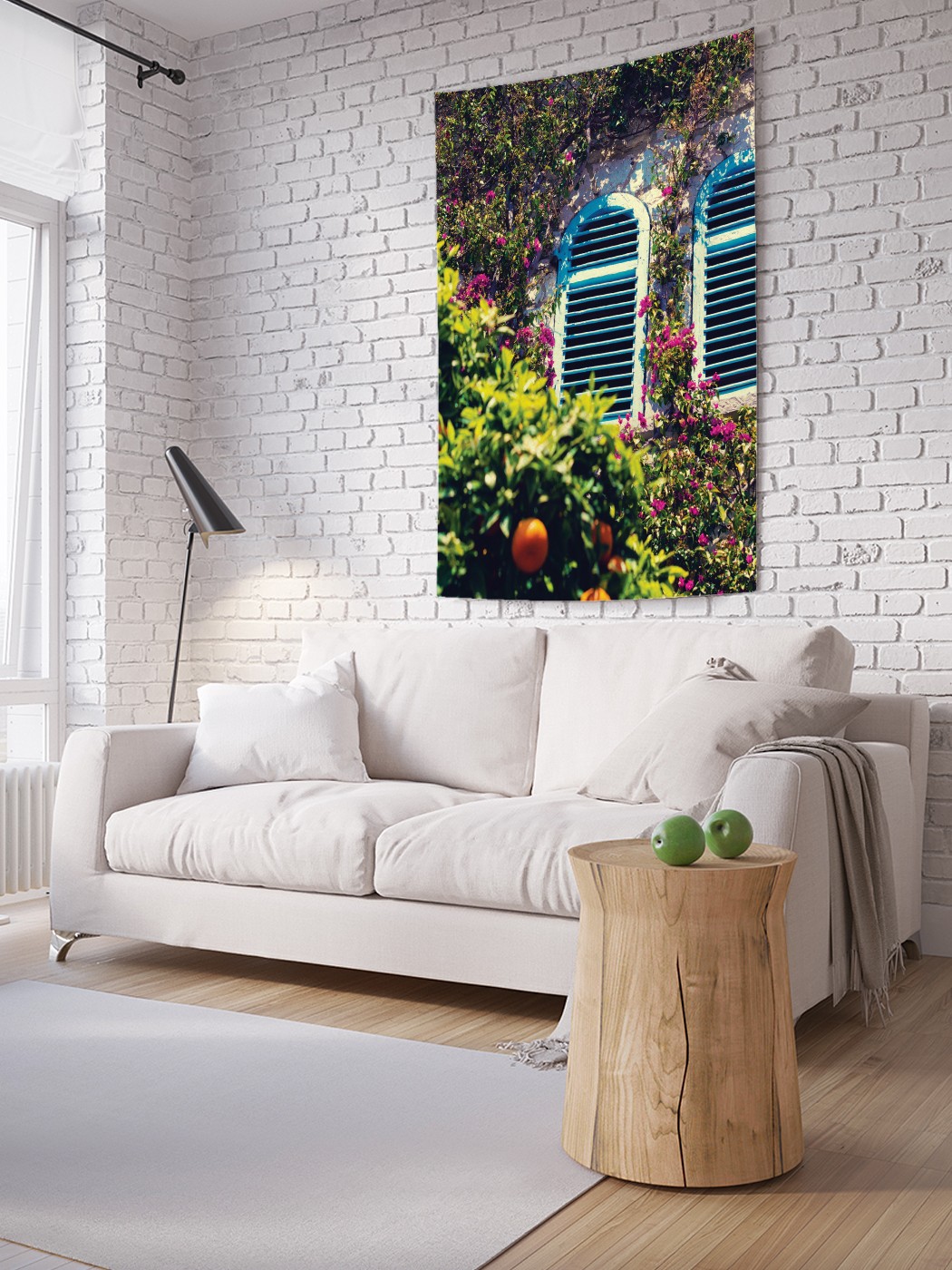 

Вертикальное фотопанно на стену JoyArty Итальянские ставни 150x200 см, Итальянские ставни