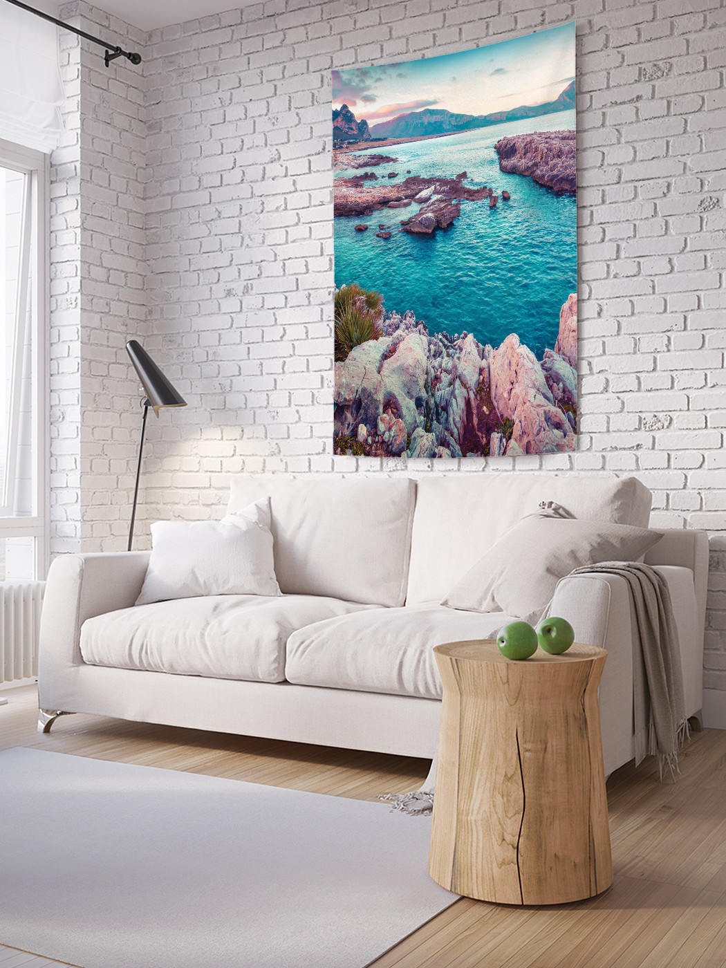 

Вертикальное фотопанно на стену JoyArty Каменный берег 150x200 см, Каменный берег