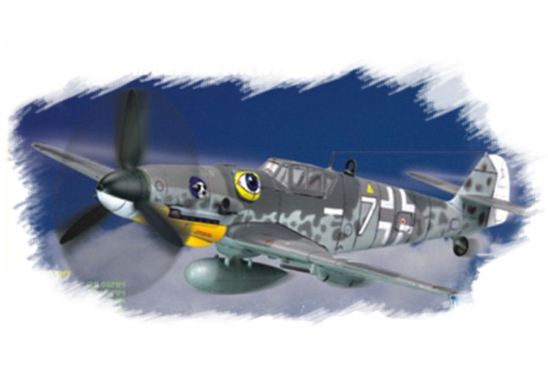 

Сборная модель HobbyBoss 1/72 Самолет Bf109G-6/(early) 80226