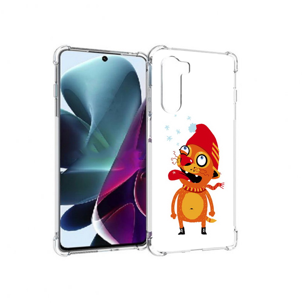 

Чехол MyPads Tocco для Motorola Moto G200 Зимний кот (PT227076.355.88), Прозрачный, Tocco