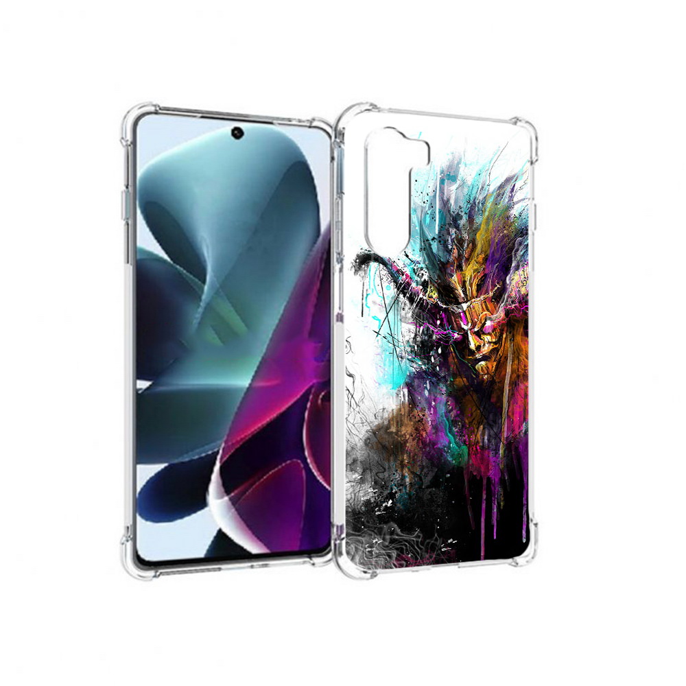 

Чехол MyPads Tocco для Motorola Moto G200 яркий дьявол (PT227076.355.709), Прозрачный, Tocco