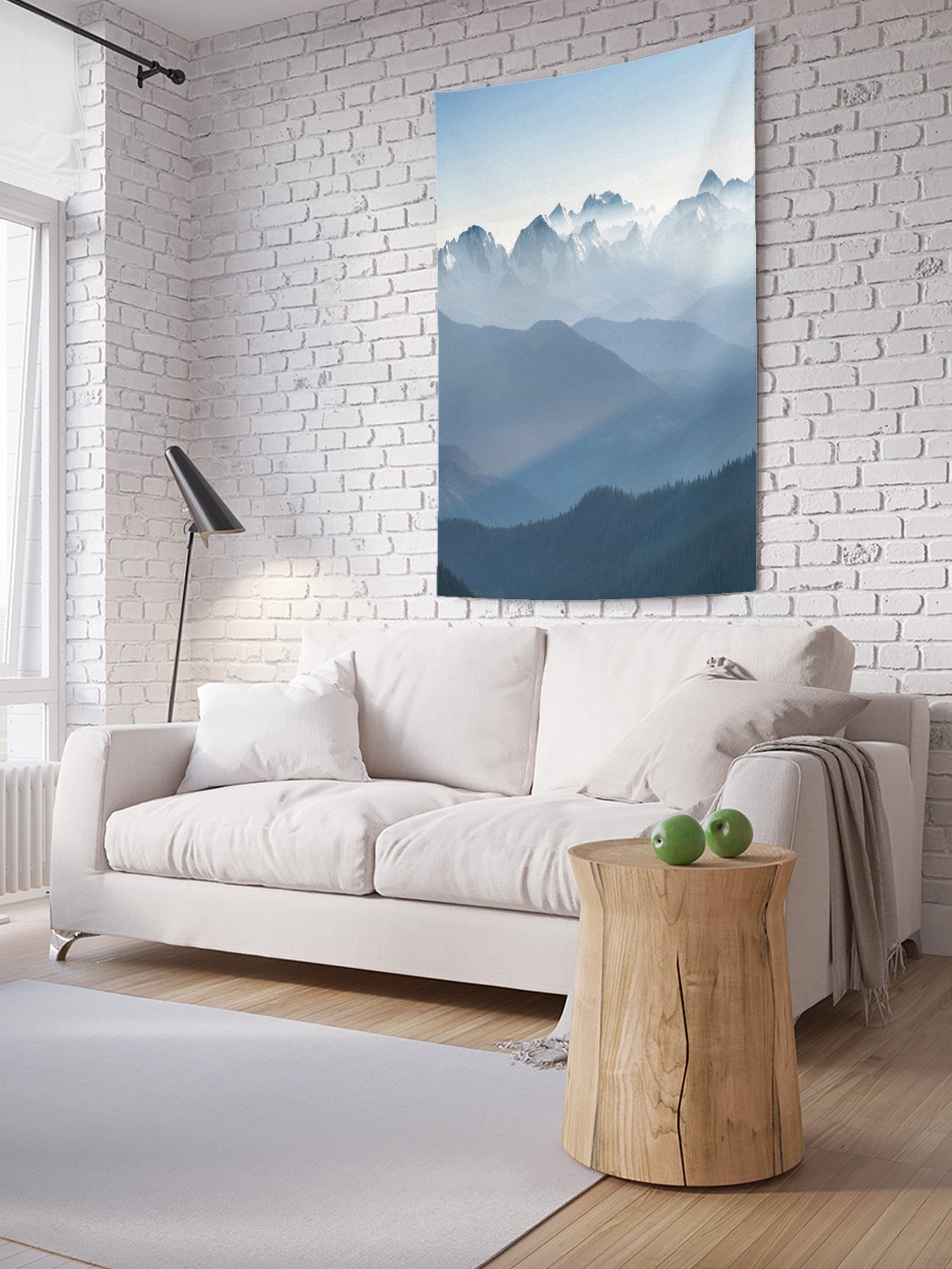 

Вертикальное фотопанно на стену JoyArty Туман в горах 150x200 см, Туман в горах