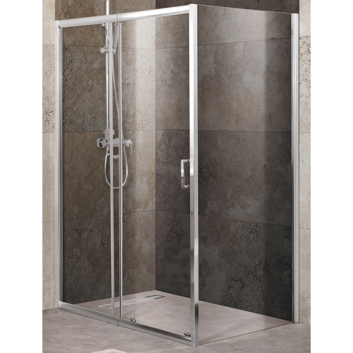 фото Душевой уголок belbagno unique-ah-1-110/125-100-c-cr