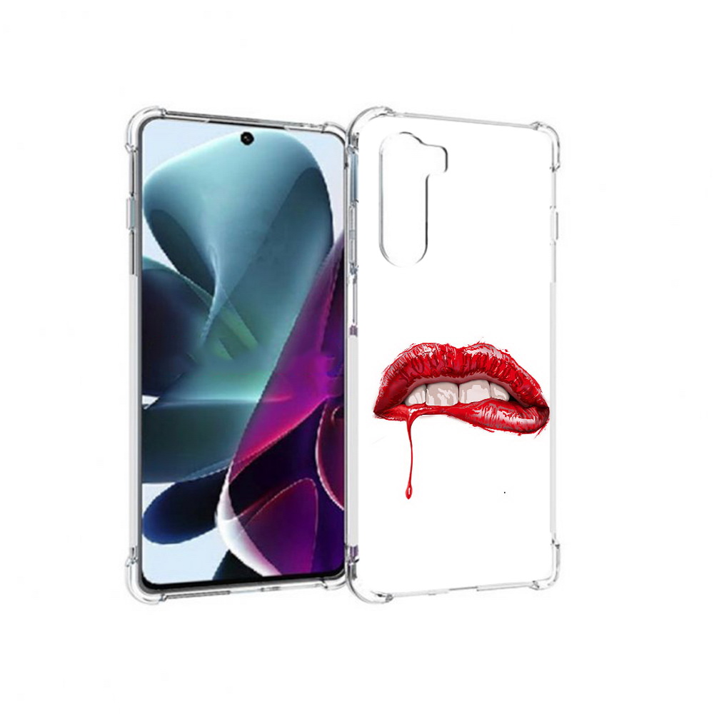 

Чехол MyPads Tocco для Motorola Moto G200 яркие красные губы (PT227076.355.706), Прозрачный, Tocco