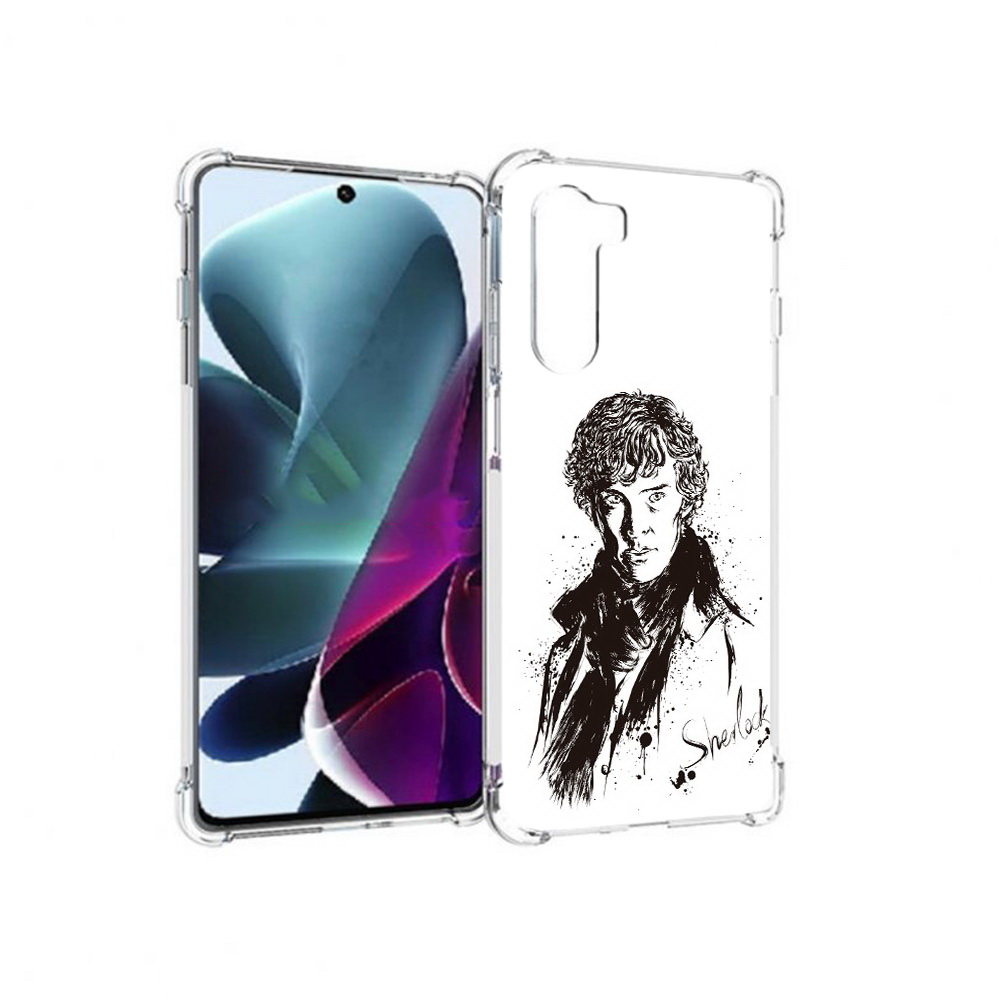

Чехол MyPads Tocco для Motorola Moto G200 шерлок холмс портрет (PT227076.355.698), Прозрачный, Tocco