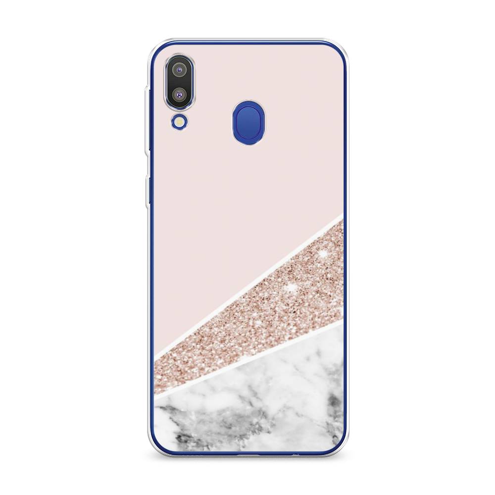 

Чехол на Samsung Galaxy M20 "Блестящий розовый мрамор", 27450-3