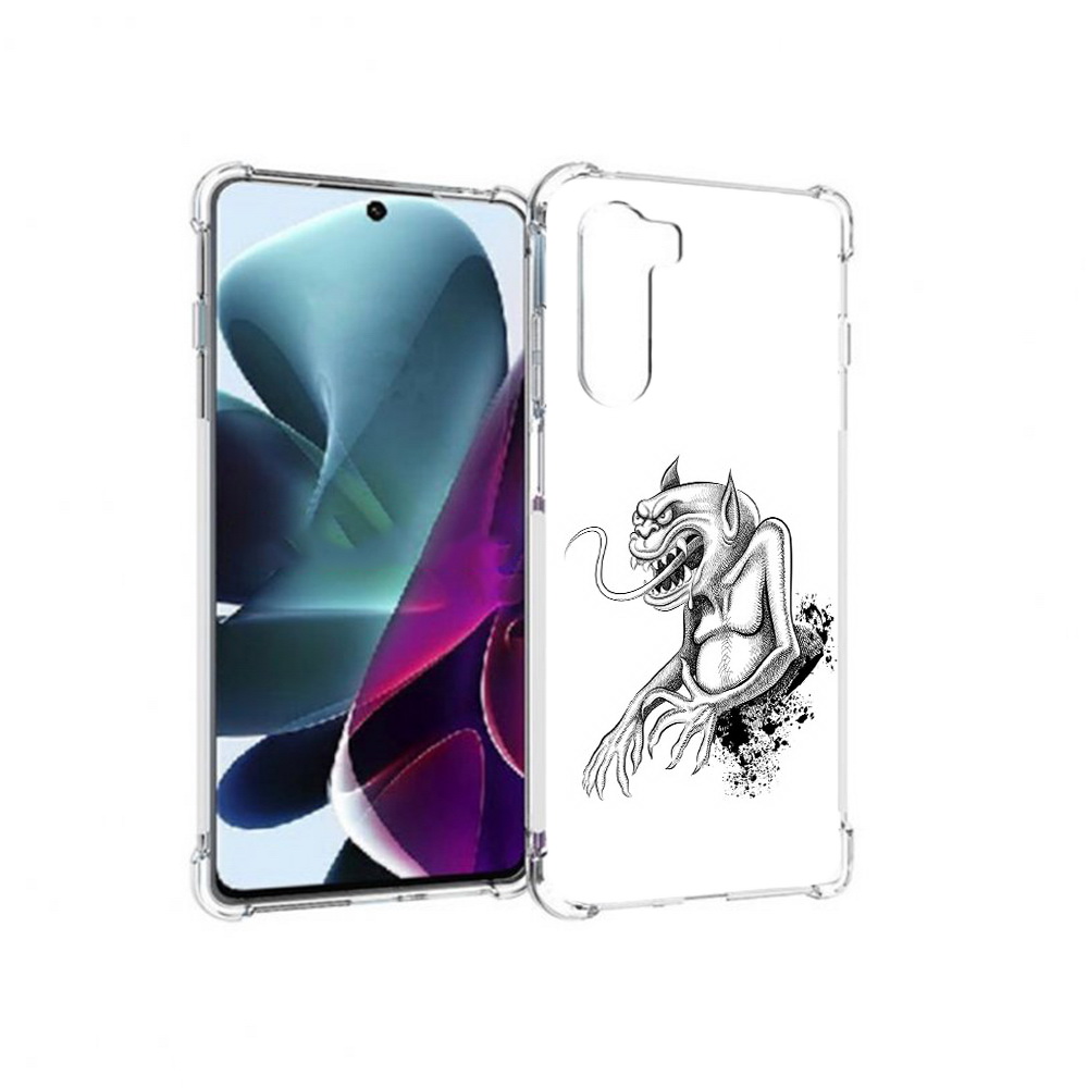 

Чехол MyPads Tocco для Motorola Moto G200 чорт (PT227076.355.692), Прозрачный, Tocco