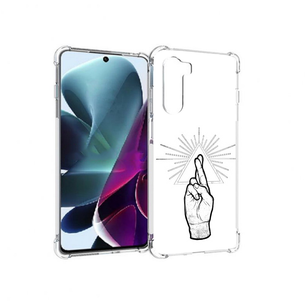

Чехол MyPads Tocco для Motorola Moto G200 черно белая рука (PT227076.355.681), Прозрачный, Tocco