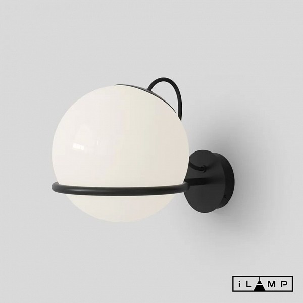 фото Ilamp globe 10346w/1 bk-wh