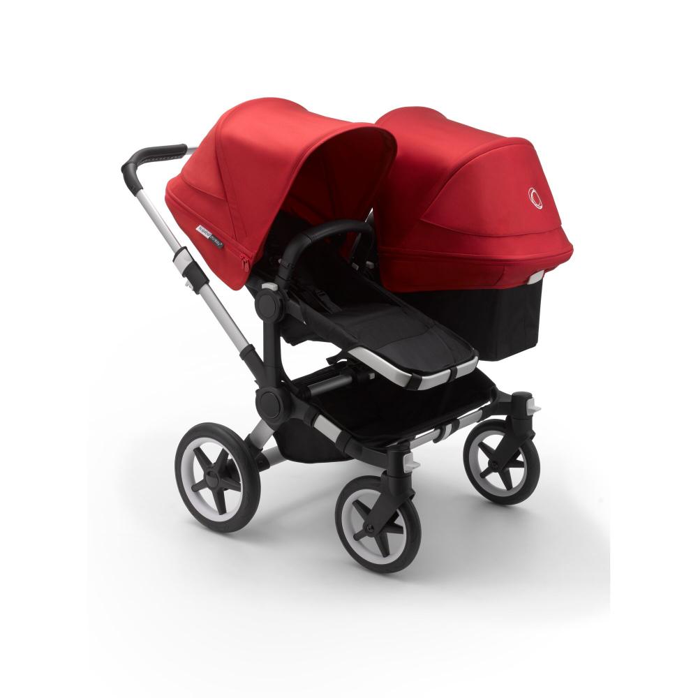 

Bugaboo donkey3 duo коляска 2 в 1 для погодок alu/black/red, Donkey3 Duo 2 В 1 Для Погодок
