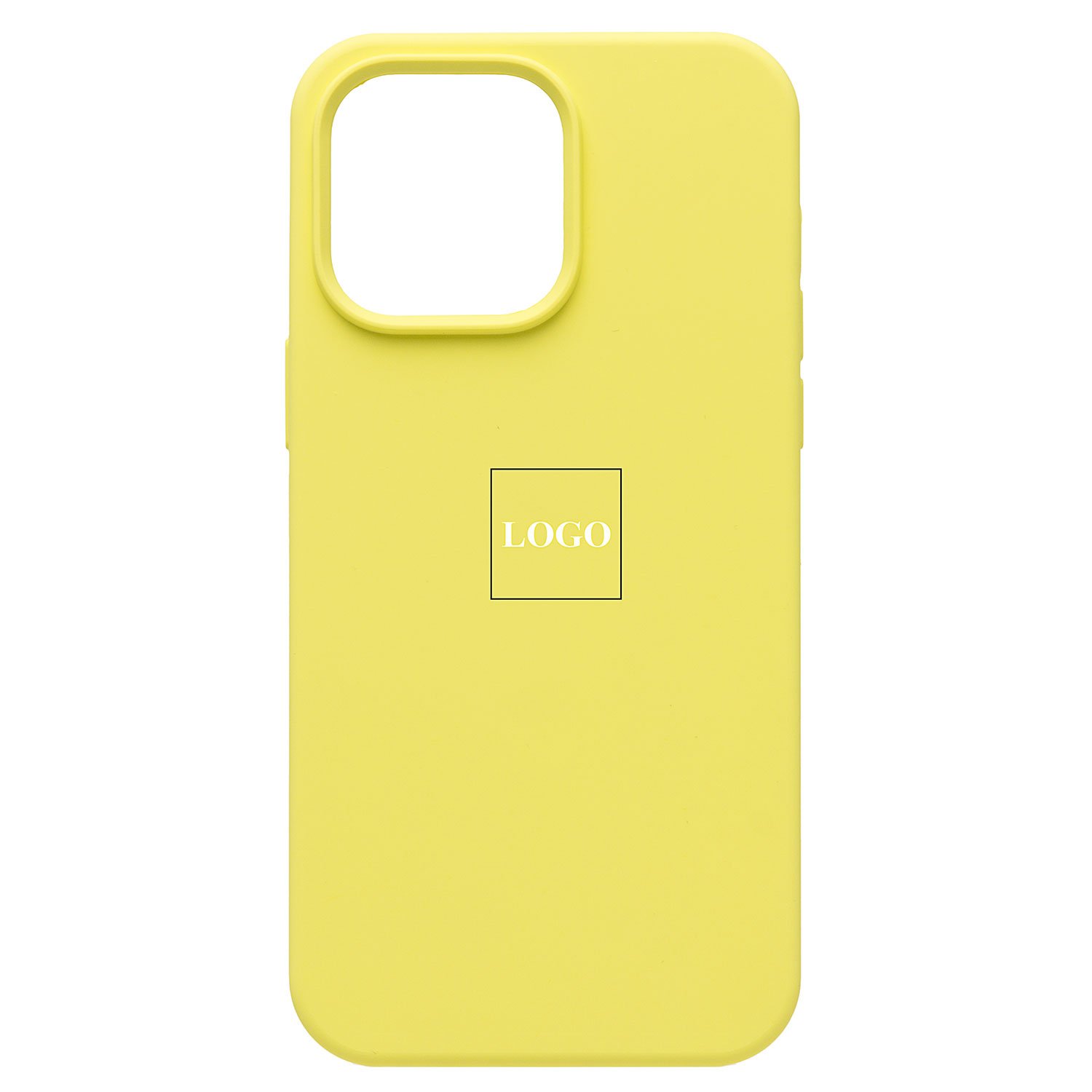 

Чехол для iPhone 14 Pro Max силиконовый Soft Touch <лимонный> (премиум), Желтый