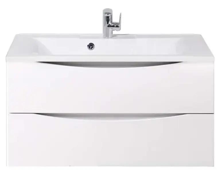 

Тумба с раковиной BelBagno Marino 90 bianco lucido, напольная, Белый