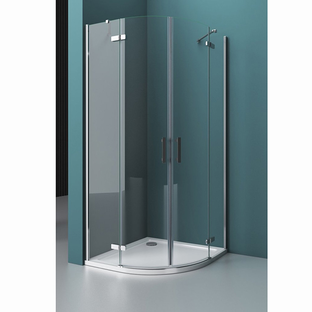 фото Душевой уголок belbagno kraft r-2-100-c-cr kraft-r-2-100-c-cr