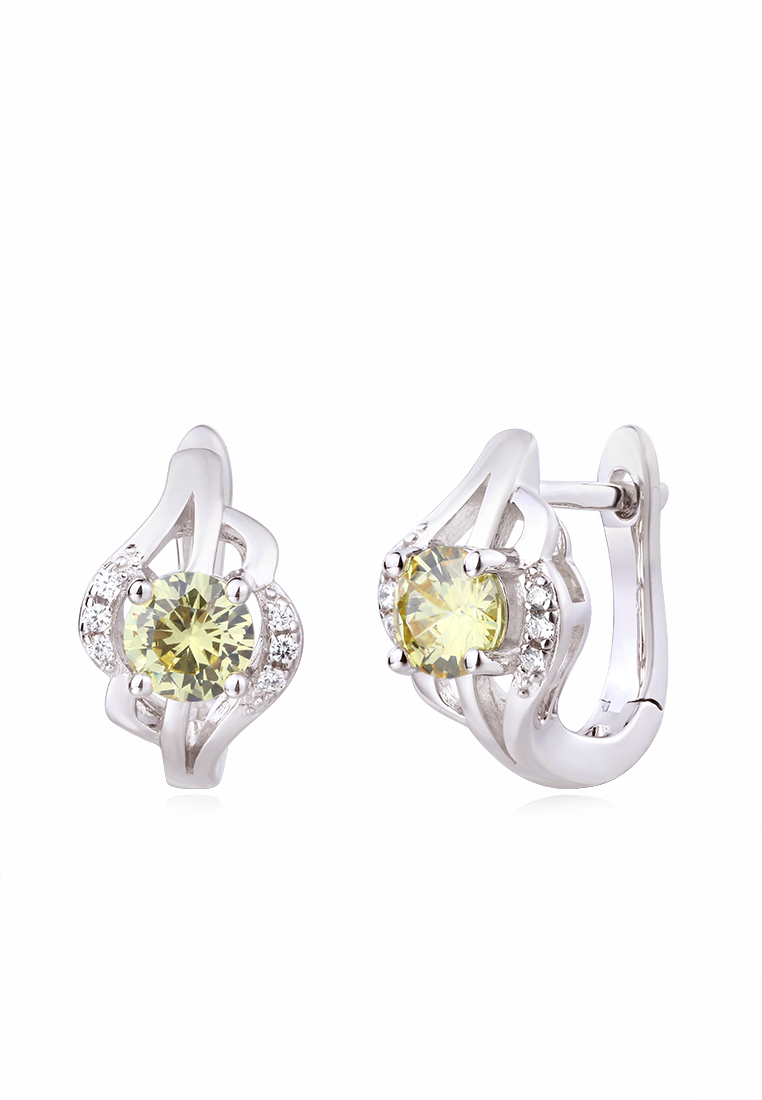

Серьги из серебра с фианитом Ogisana E-60106B, E-60106B