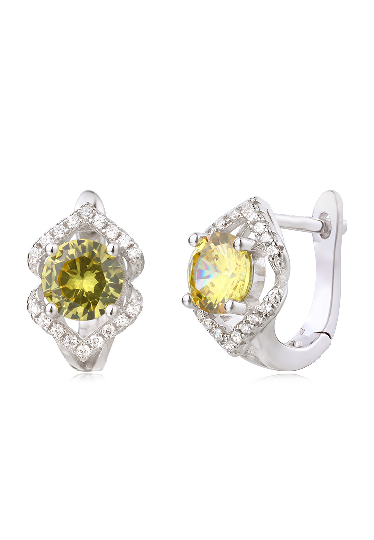 

Серьги из серебра с фианитом Ogisana E-60113B, E-60113B