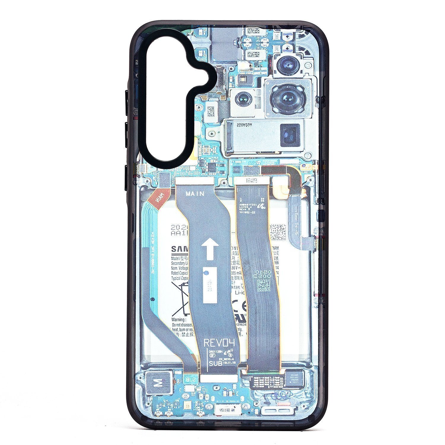 

Чехол для Samsung SM-A356E (Galaxy A35 5G) пластиковый (рис. 088) <голубой>