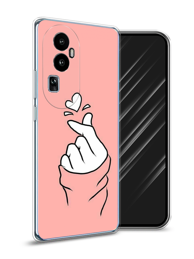 

Чехол Awog на Oppo Reno 10 "Любовь-щелк", Оранжевый, 2514550-7