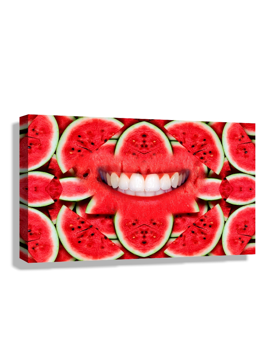 

Картина DRABS 90x60 см на холсте Арбуз