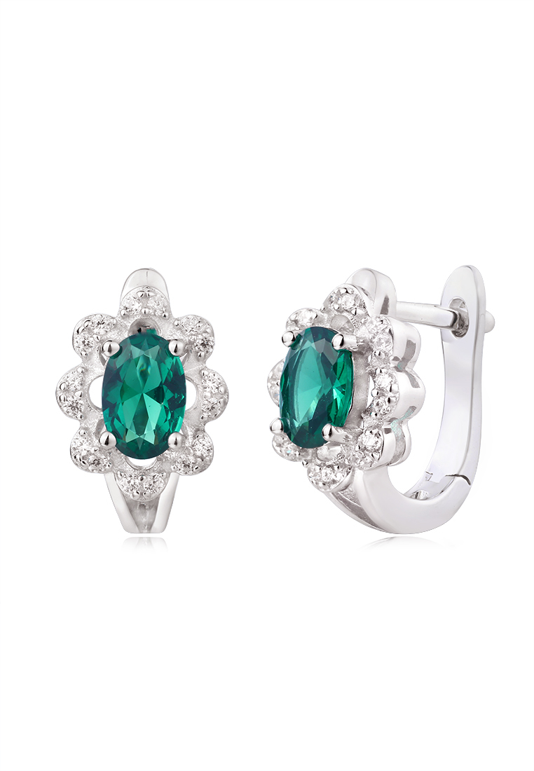

Серьги из серебра с фианитом Ogisana E-60068B, E-60068B