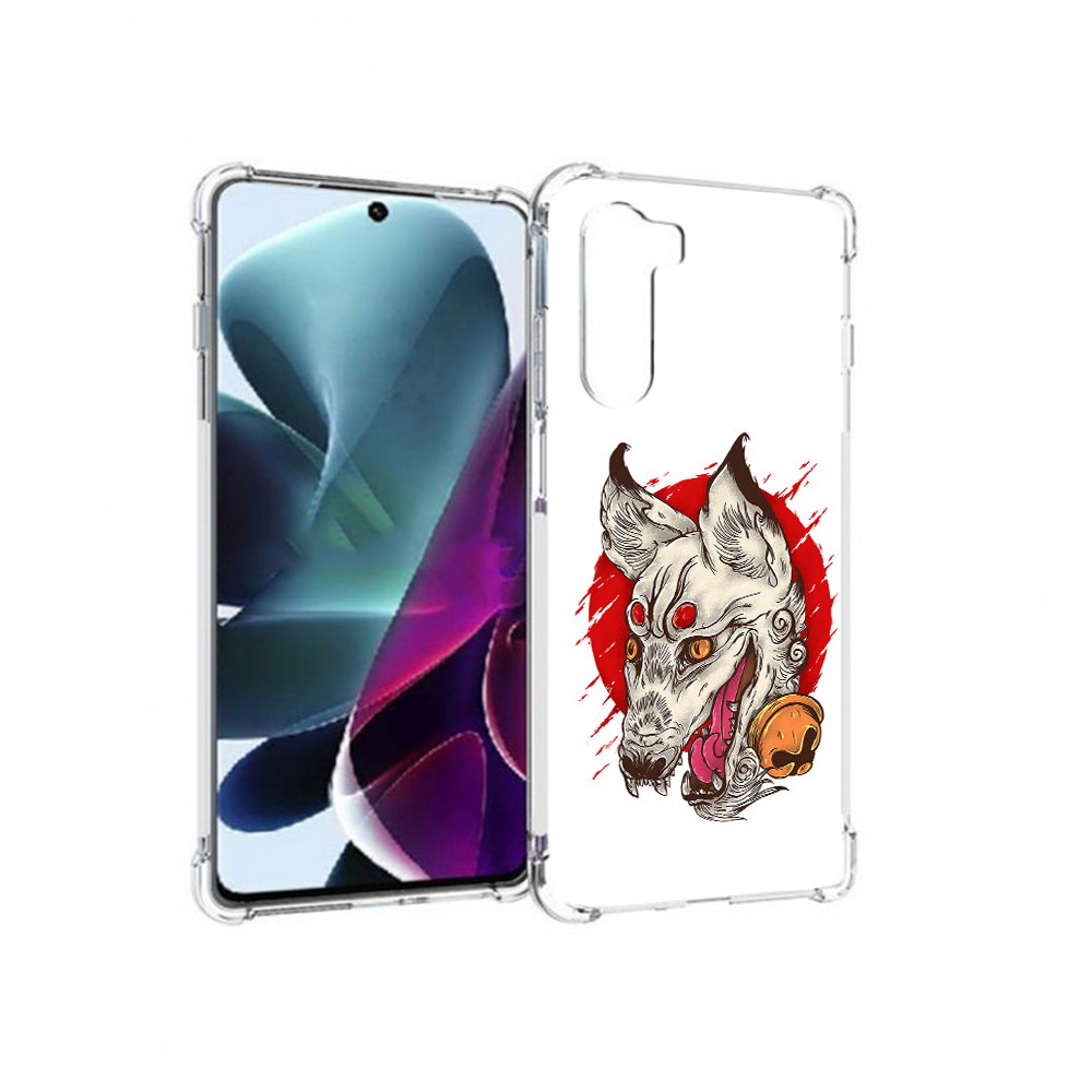 

Чехол MyPads Tocco для Motorola Moto G200 страшная собака (PT227076.355.627), Прозрачный, Tocco