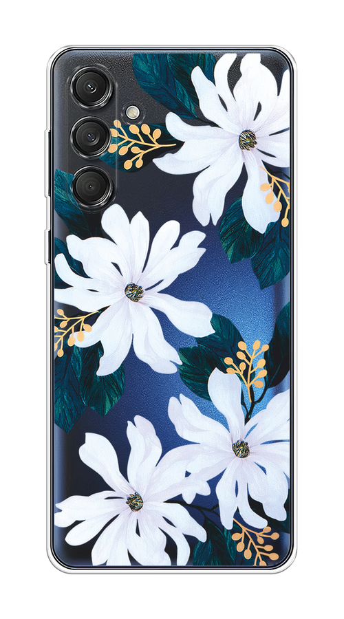 

Чехол на Samsung Galaxy M55 "Delilah Flower", Зеленый;белый, 2109650-1