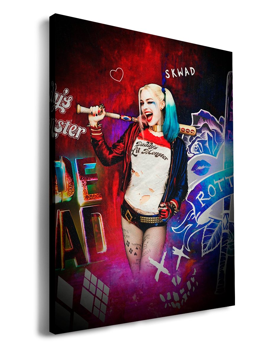 

Картина DRABS 90x60 см на холсте Девушка с битой