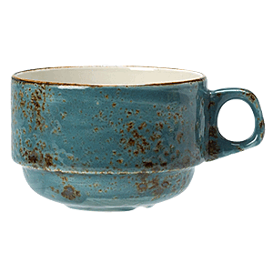 фото Чашка steelite кофейная «крафт», 0,1 л., 6,5 см., синий, фарфор, 11300234