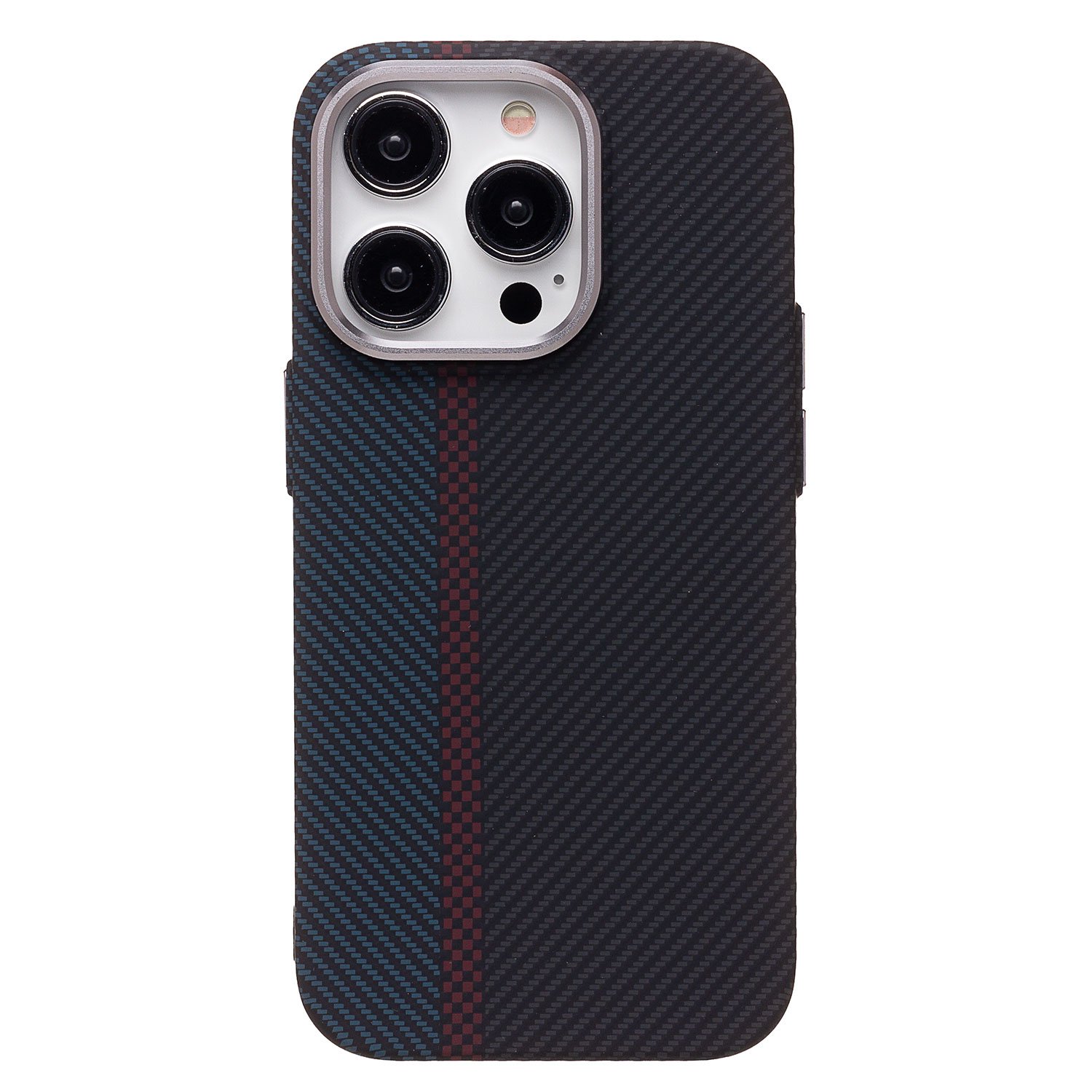 

Чехол для iPhone 14 Pro пластиковый Luxo Carbon (рис. 120), Синий