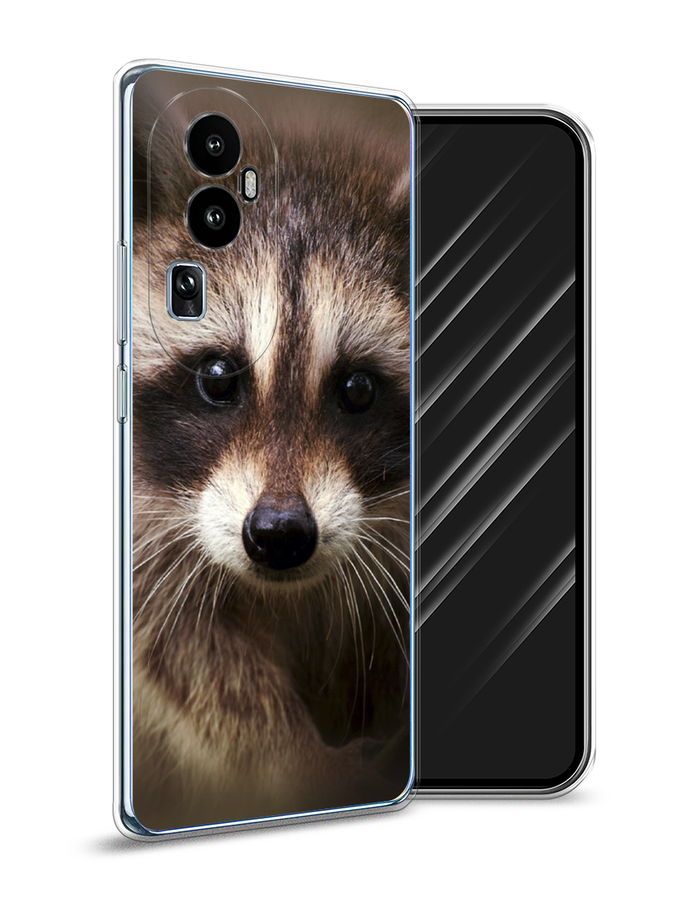 

Чехол Awog на Oppo Reno 10 "Енот", Коричневый, 2514550-1