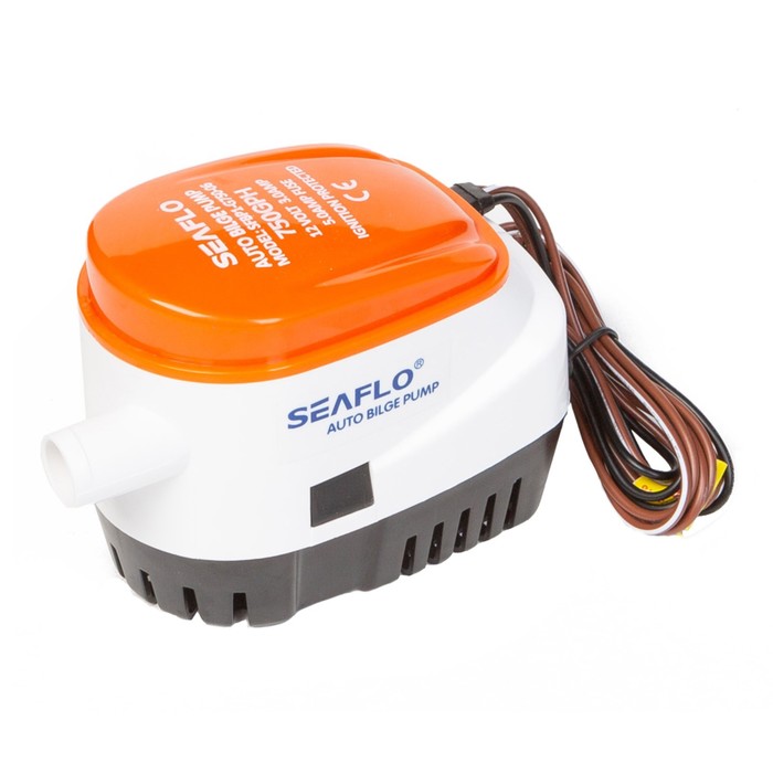 

SeaFlo Помпа водооткачивающая SeaFlo SFBP1-G750-06 трюмная, электрическая, под патрубок 19, Белый