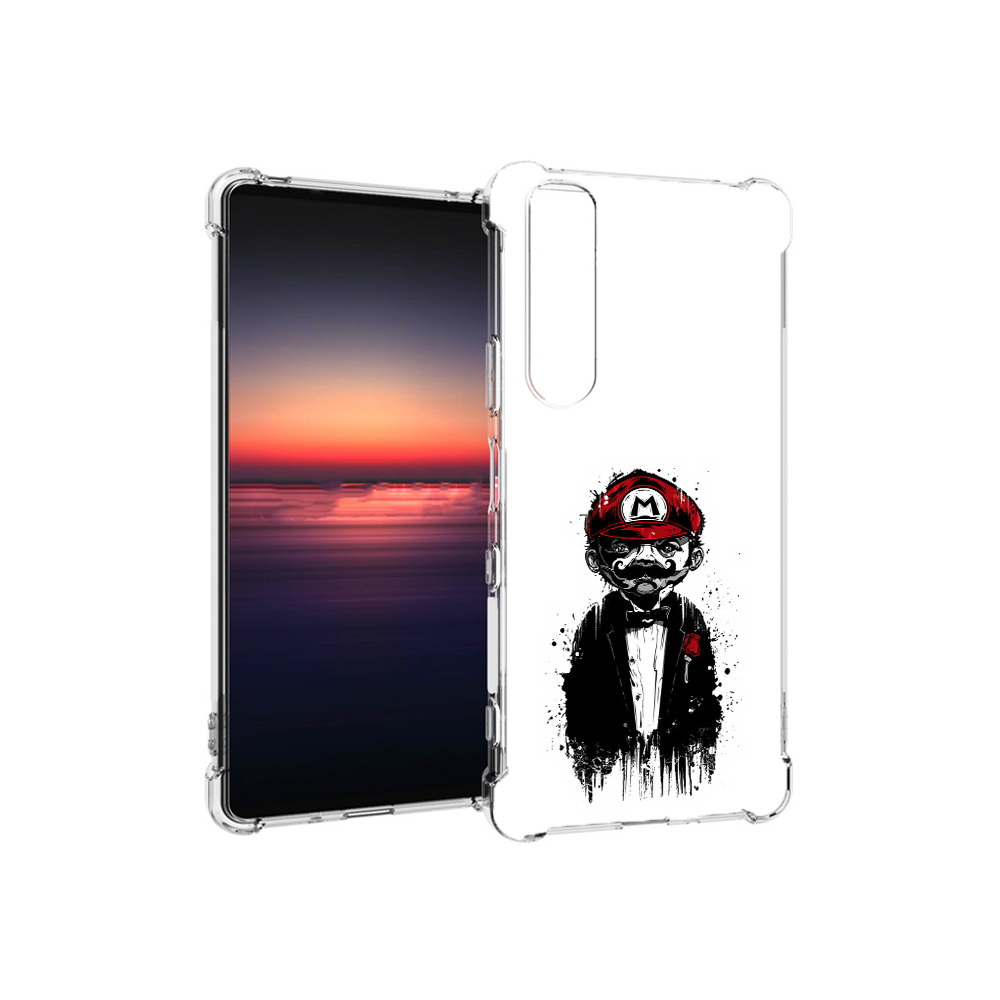 

Чехол MyPads Tocco для Sony Xperia 1 III марио (PT162368.229.458), Прозрачный, Tocco