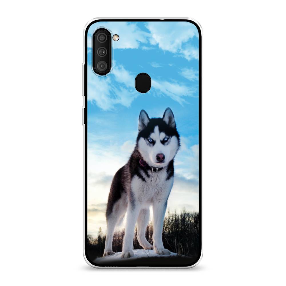 

Чехол Awog на Samsung Galaxy M11 / Самсунг M11 "Хаски 3", Разноцветный, 2100650-2