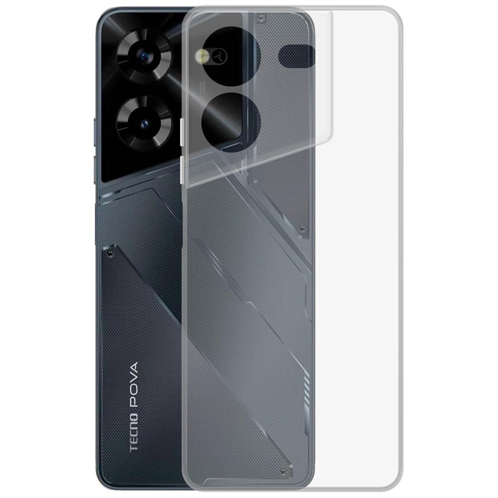 

Чехол-накладка Krutoff Clear Case для TECNO Pova 5, Прозрачный