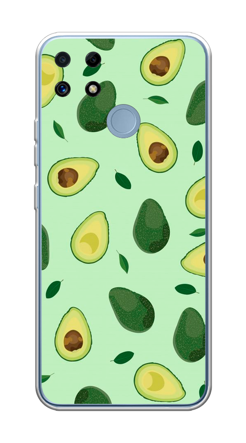 

Чехол на Realme C25/C25s "Blue avocado", Коричневый;зеленый, 256950-1