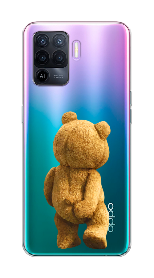 

Чехол на Oppo Reno 5 Lite "Медвежья спина", Коричневый;прозрачный, 255150-1