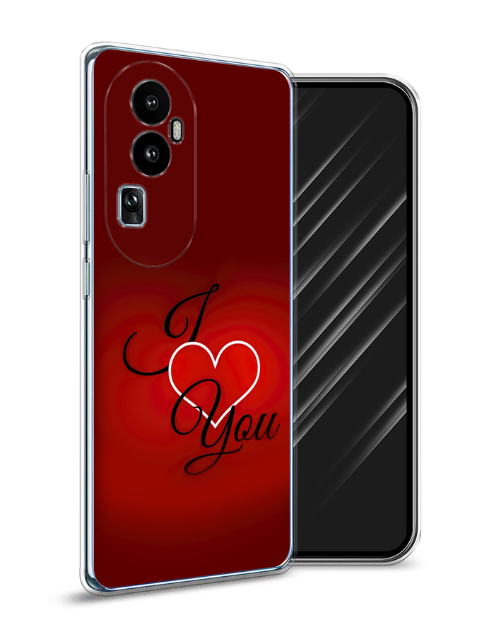 фото Чехол awog на oppo reno 10 "i love you 3"
