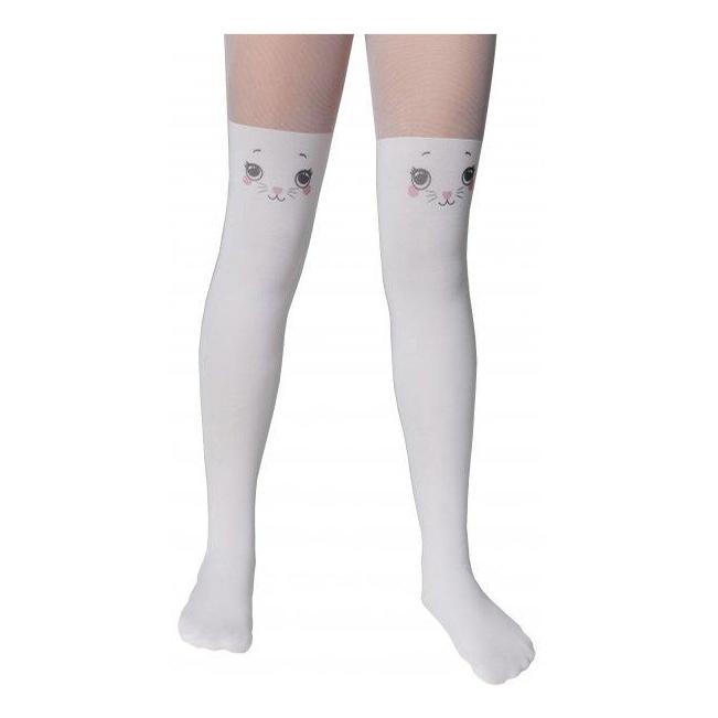 

Колготки для девочки Conte Elegant Cat белые р 140-146, Белый, Cat