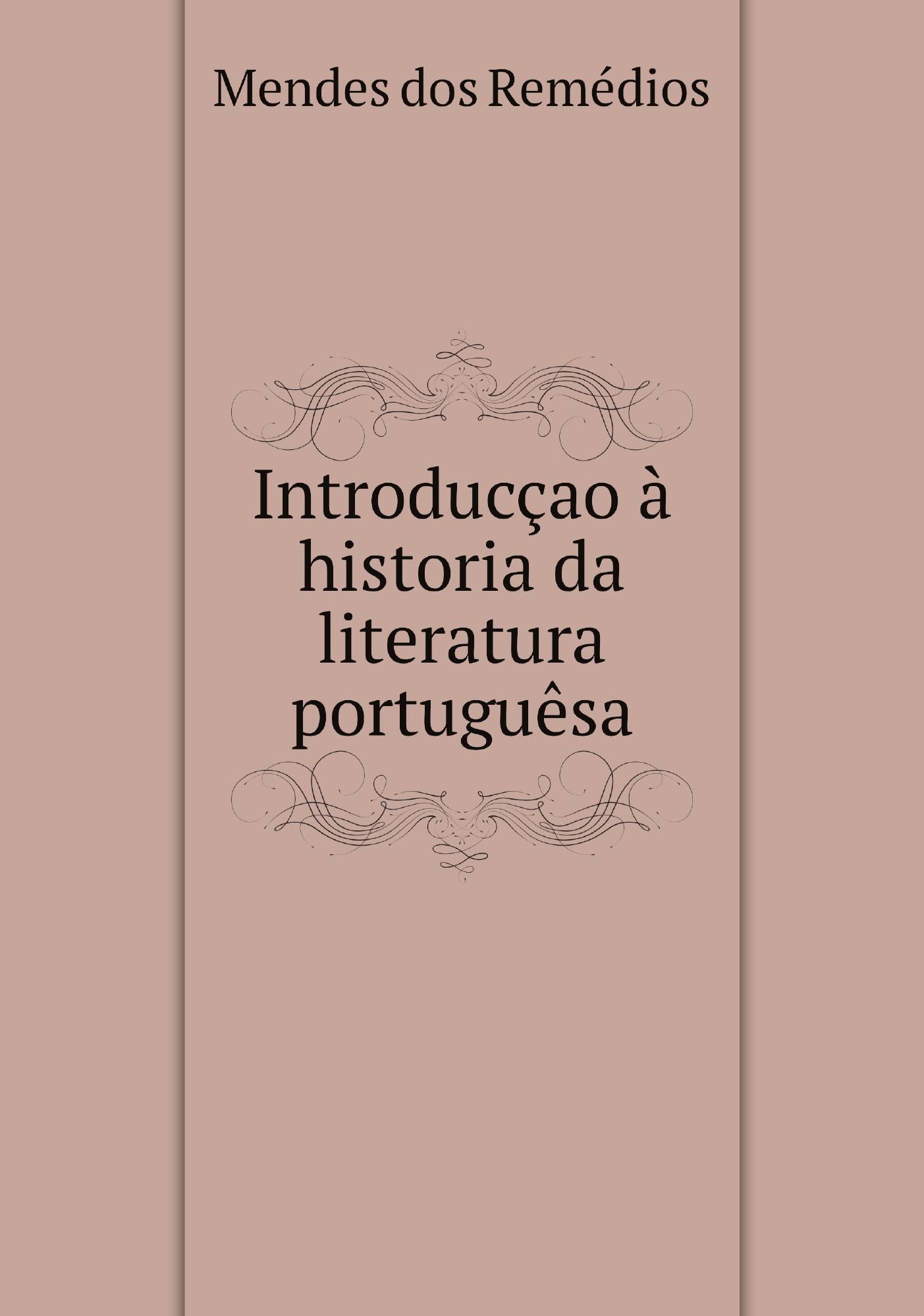 

Introducзao а historia da literatura portuguкsa