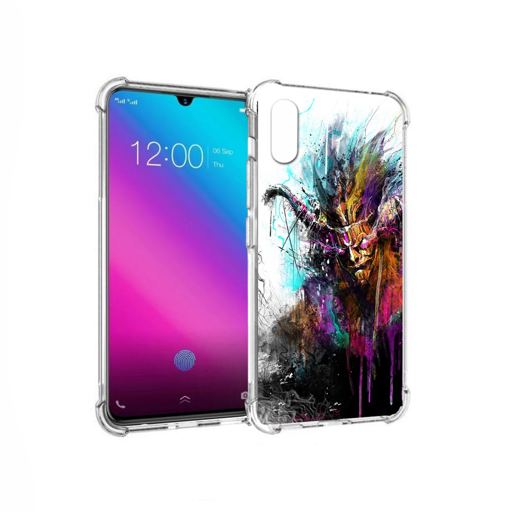 

Чехол MyPads Tocco для Vivo V11 яркий дьявол (PT117900.427.709), Прозрачный, Tocco