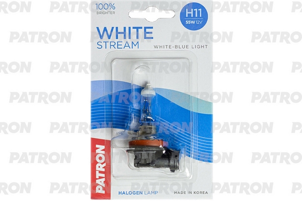 

Лампа Галогенная Блистер 1Шт H11 12V 55W 3800K Pgj19-2 White Stream (+100% Яркости, Яркий